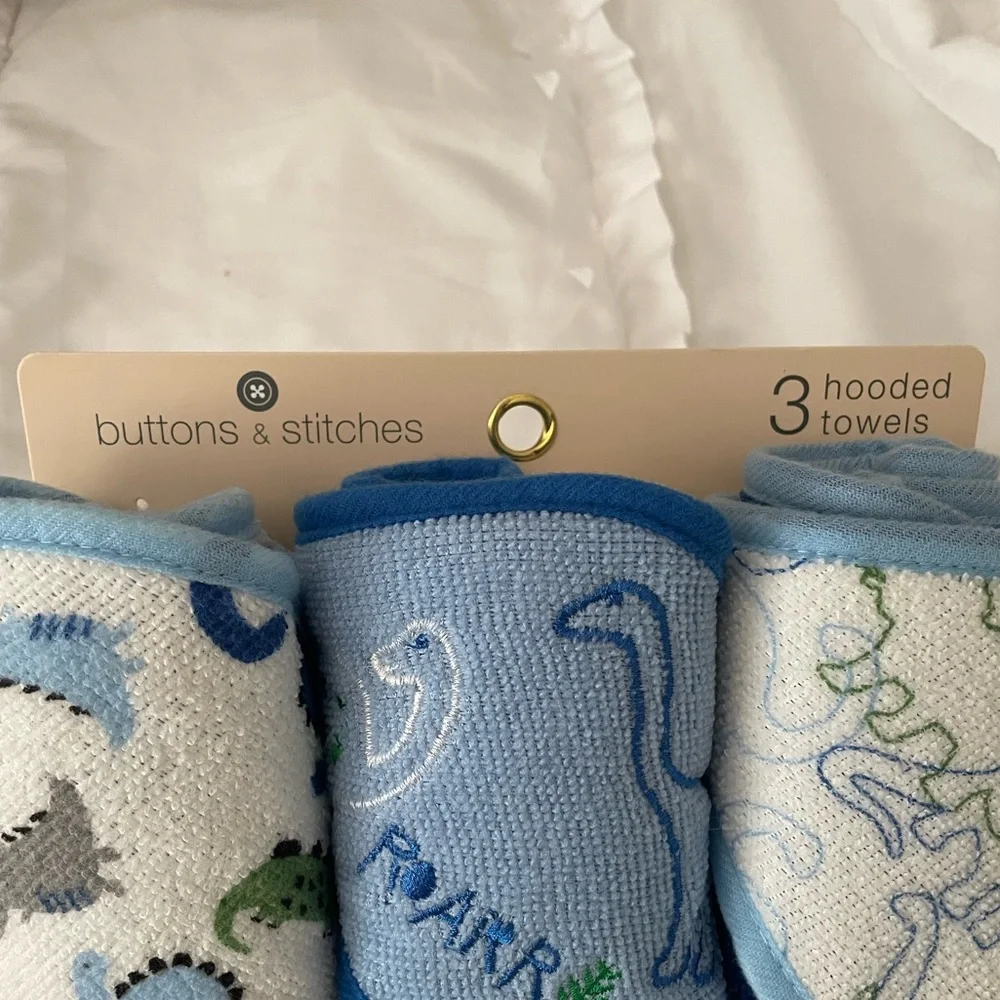 NWT 3-Pack Hooded Baby Towels